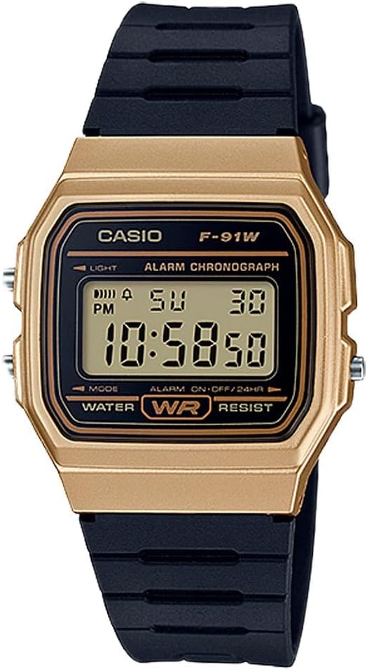 Casio F91W Sequence Digital Watch | Water-Resistant | LED Mild | 1/100 Sec Stopwatch | Commonplace Time Show (Hour, Minute, Second, PM, Date, Day) | Every day Alarm | Light-weight |…